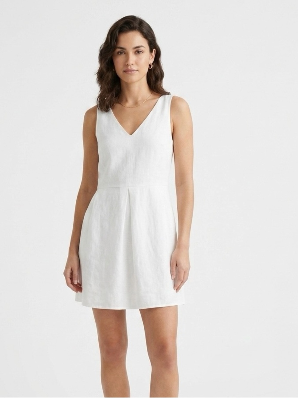 [Gap] Classic White Linen Dress
